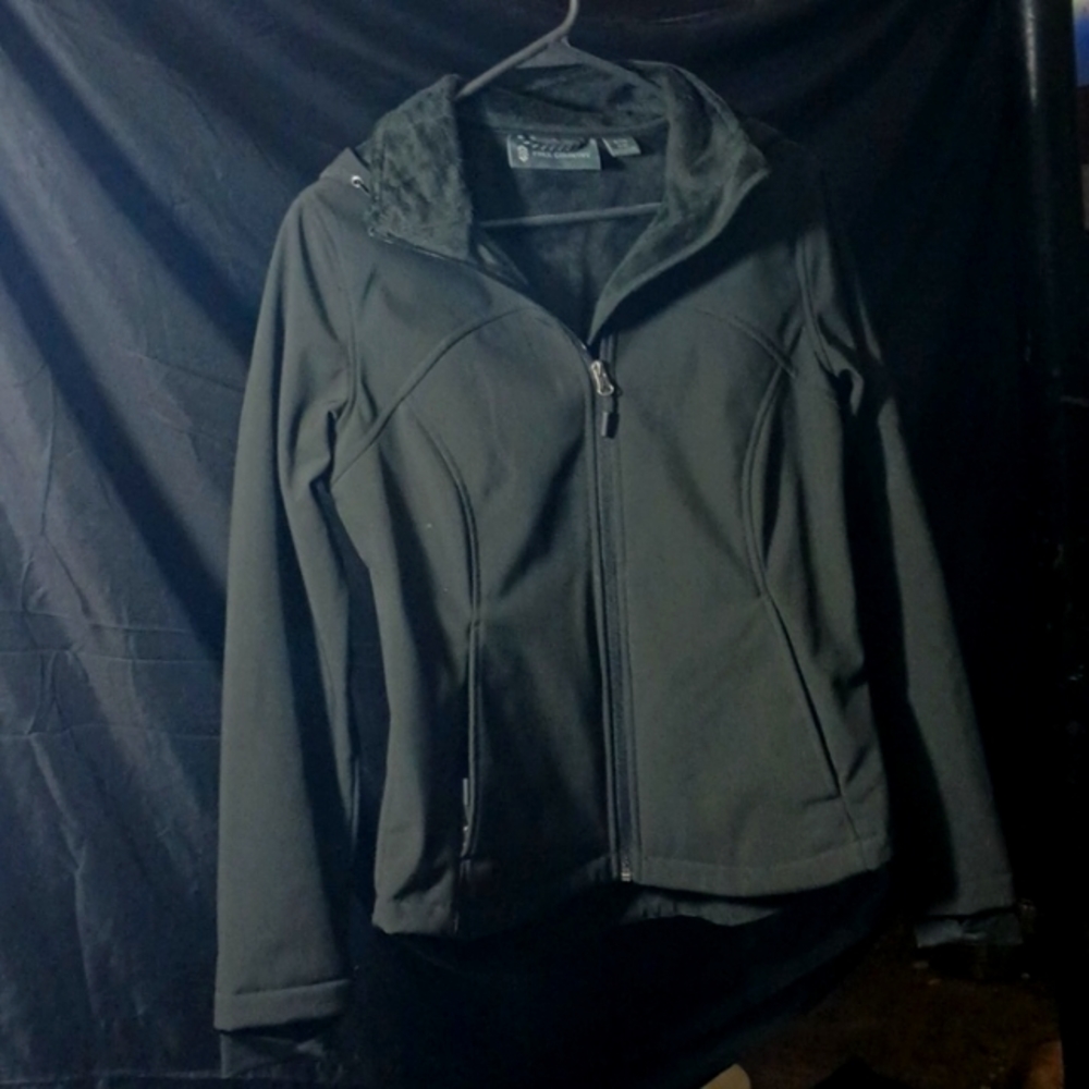 Women's small black winter coat